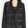 Blazer Flecos Strass